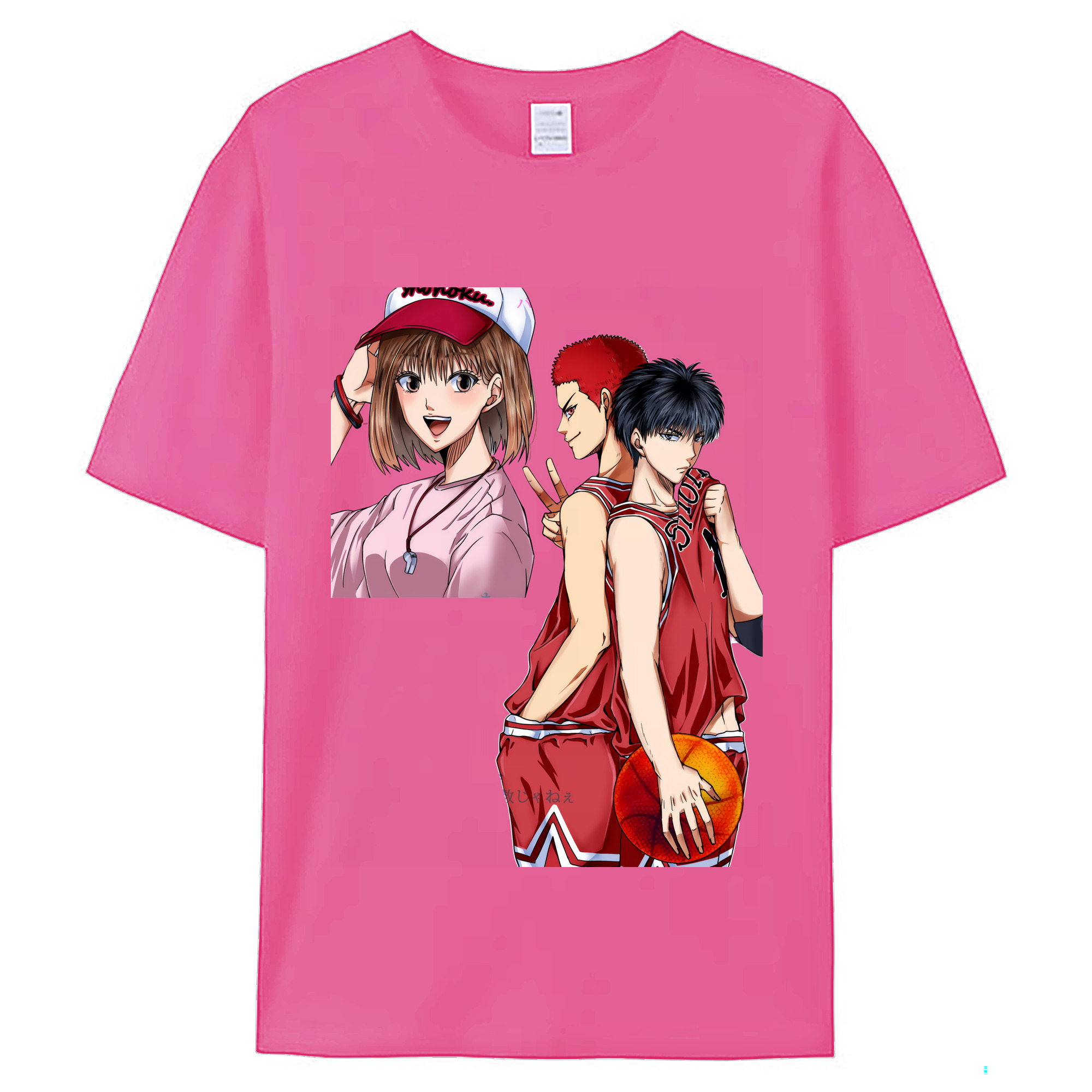 （画像用） SLAM DUNK／スラムダンク レディースカジュアルプリントTシャツ（綿100％）